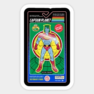 Captain planet action figures Sticker